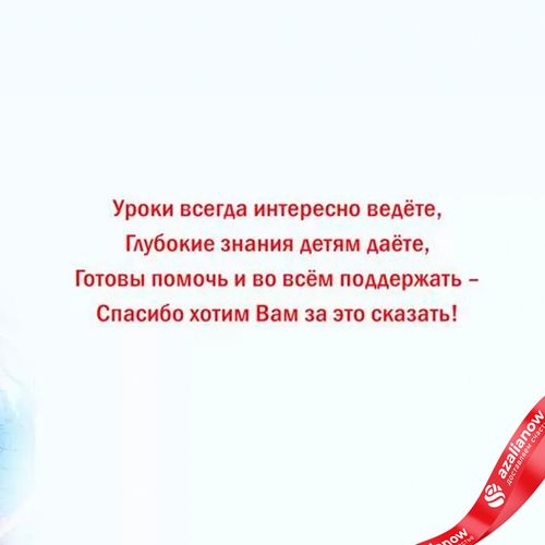 Фото 5: Открытка «Лучшему учителю (букет цветов)», 12,2×18,2 см