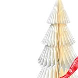 Маленькое фото 4: Сувенир «Елочка» (бумага), D13,5х35см, кремовый