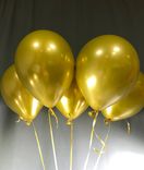 Фото флориста 5: Шар с гелием «Золотой Блеск», 30 см