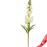Маленькое фото 2: Антирринум искусственный (пластик), 60 см, белый