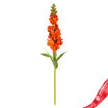 Маленькое фото 1: Антирринум искусственный (пластик), 60см, оранжевый