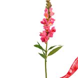 Маленькое фото 2: Антирринум искусственный (пластик), 60см, розовый