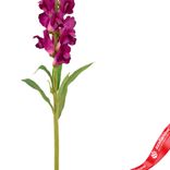 Маленькое фото 3: Антирринум искусственный (пластик), 60см, темно-розовый