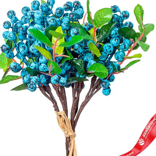 Фото 2: Букет с ягодами, 24см, синий