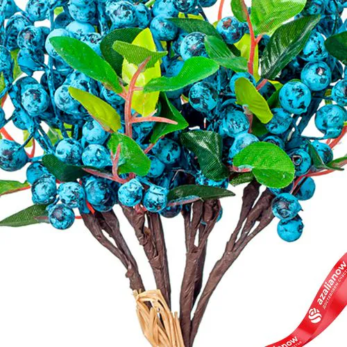 Фото 5: Букет с ягодами, 24см, синий