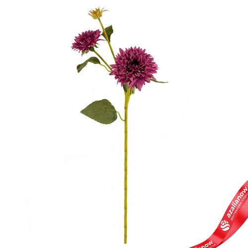 Георгин искусственный (пластик), 72см, сиреневый