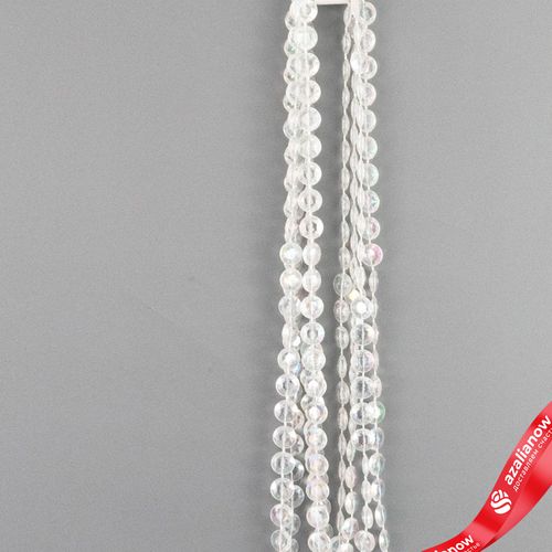 Фото 2: Гирлянда «Бусы», 2,7мх10мм, прозрачный перламутровый