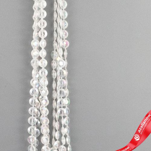 Фото 3: Гирлянда «Бусы», 2,7мх10мм, прозрачный перламутровый