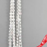 Маленькое фото 3: Гирлянда «Бусы», 2,7мх10мм, прозрачный перламутровый