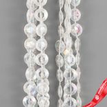 Маленькое фото 5: Гирлянда «Бусы», 2,7мх10мм, прозрачный перламутровый