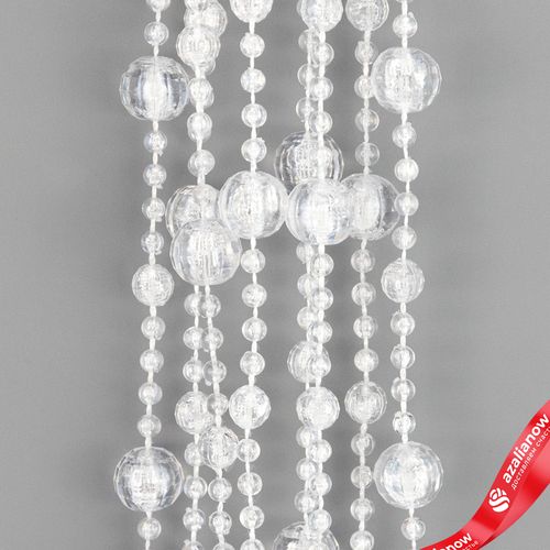 Фото 5: Гирлянда «Бусы», 2,7мх12мм, прозрачный перламутровый