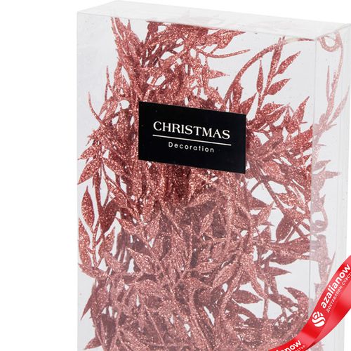 Фото 2: Гирлянда декоративная (пластик), 170см, в асс., розовый