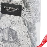 Маленькое фото 3: Гирлянда декоративная (пластик), 170см, в асс., серебряный