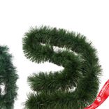 Маленькое фото 3: Гирлянда «Мишура» (пластик), 2,7м, зеленый