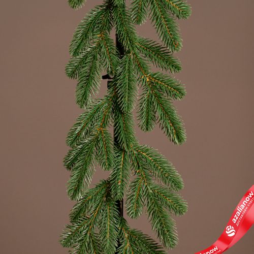 Гирлянда рождественская «Купеческая» (PE), 200х25см, зеленый