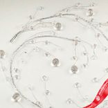 Маленькое фото 2: Гирлянда с кристаллами, 110 см, прозрачный