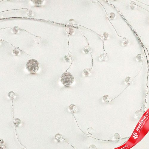 Фото 3: Гирлянда с кристаллами, 110 см, прозрачный