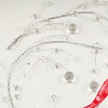 Маленькое фото 4: Гирлянда с кристаллами, 110 см, прозрачный