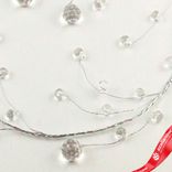 Маленькое фото 5: Гирлянда с кристаллами, 110 см, прозрачный
