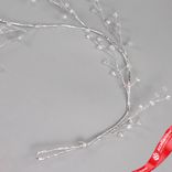 Маленькое фото 5: Гирлянда с кристаллами, 120см, серебряный