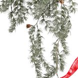 Маленькое фото 5: Гирлянда сосновая, 120см, зеленый
