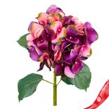 Маленькое фото 5: Гортензия искусственная (пластик), 72см, темно-розовый