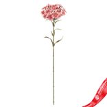 Маленькое фото 1: Гвоздика садовая искусственная (пластик), 55см, розовый