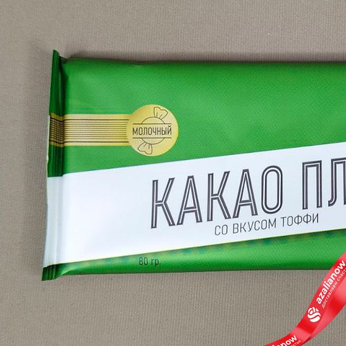 Фото 2: Шоколад «Какао плитка» со вкусом тоффи, 80 гр