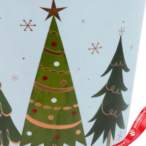 Фото 4: Кашпо «Елочки» (металл), D13,5хH12см, белый