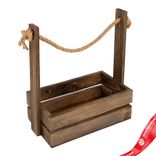 Маленькое фото 2: Корзина (дерево), 25,5х15х30см, палисандр