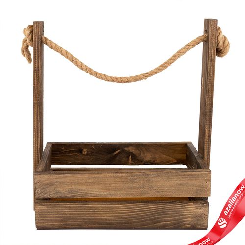 Фото 3: Корзина (дерево), 25,5х15х30см, палисандр