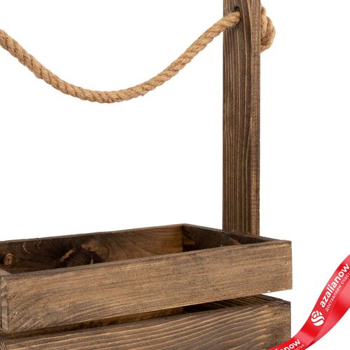 Фото 4: Корзина (дерево), 25,5х15х30см, палисандр