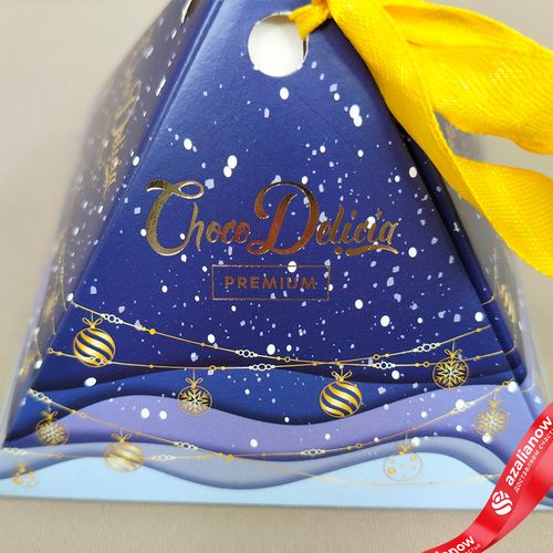 Фото 4: Набор конфет «Choco Delicia» в темном шоколаде (Пралине миндаль), новогодняя серия, 120 гр