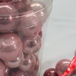 Маленькое фото 3: Набор шаров 36 шт. на проволоке (стекло), D2,5-3см, в асс., розовый