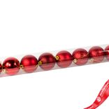 Маленькое фото 4: Набор шаров в тубе 10шт. (пластик), D6см, красный