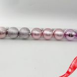 Маленькое фото 3: Набор шаров в тубе 10шт. (пластик), D6см, розовое золото