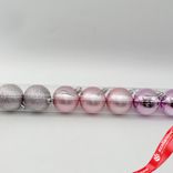 Маленькое фото 4: Набор шаров в тубе 10шт. (пластик), D6см, розовое золото