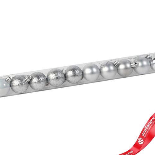 Фото 5: Набор шаров в тубе 16шт. (пластик), D4см, белый