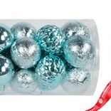 Маленькое фото 5: Набор шаров 16шт. (пластик), D4см, голубой