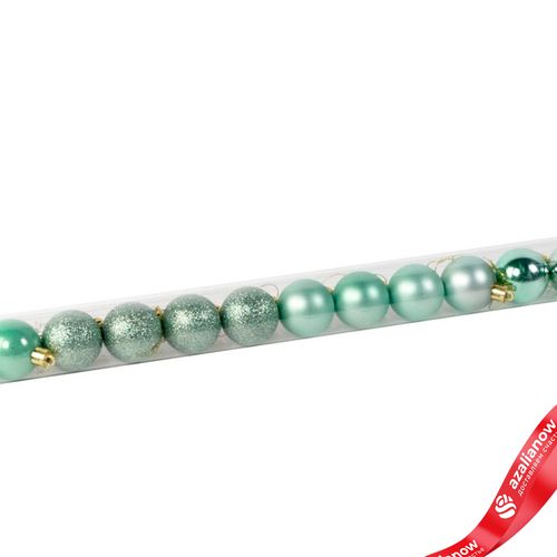 Фото 4: Набор шаров в тубе 16шт. (пластик), D4см, мятный