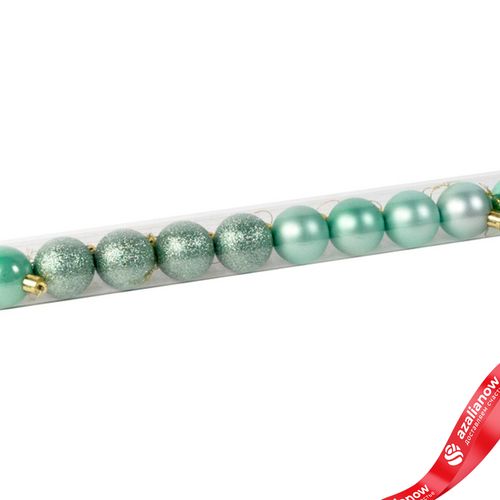 Фото 5: Набор шаров в тубе 16шт. (пластик), D4см, мятный