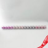 Маленькое фото 1: Набор шаров в тубе 16шт. (пластик), D4см, розовое золото