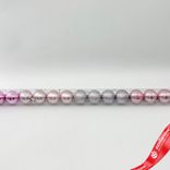 Маленькое фото 2: Набор шаров в тубе 16шт. (пластик), D4см, розовое золото