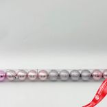 Маленькое фото 4: Набор шаров в тубе 16шт. (пластик), D4см, розовое золото