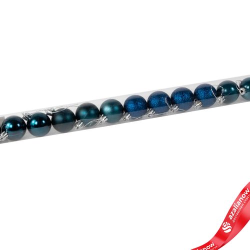 Фото 3: Набор шаров в тубе 16шт. (пластик), D4см, синий