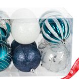 Маленькое фото 5: Набор шаров 16шт. (пластик), D8см, синий