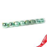 Маленькое фото 1: Набор шаров в тубе 8шт. (пластик), D8см, мятный