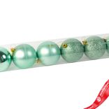 Маленькое фото 5: Набор шаров в тубе 8шт. (пластик), D8см, мятный