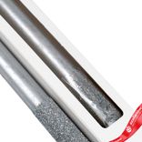 Маленькое фото 4: Набор столовых свечей с гранулами 2шт., H25xD2см, серебряный