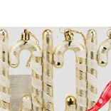 Маленькое фото 4: Набор украшений «Конфеты» 6шт. (пластик), 11,5х4см, золотой